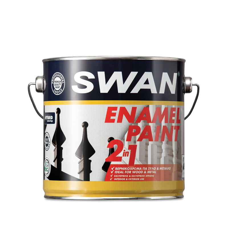 ΒΕΡΝΙΚΟΧΡΩΜΑ ΔΙΑΛΥΤΟΥ ΓΙΑ ΞΥΛΟ & ΜΕΤΑΛΛΟ 750ML  ΜΑΥΡΟ SWAN