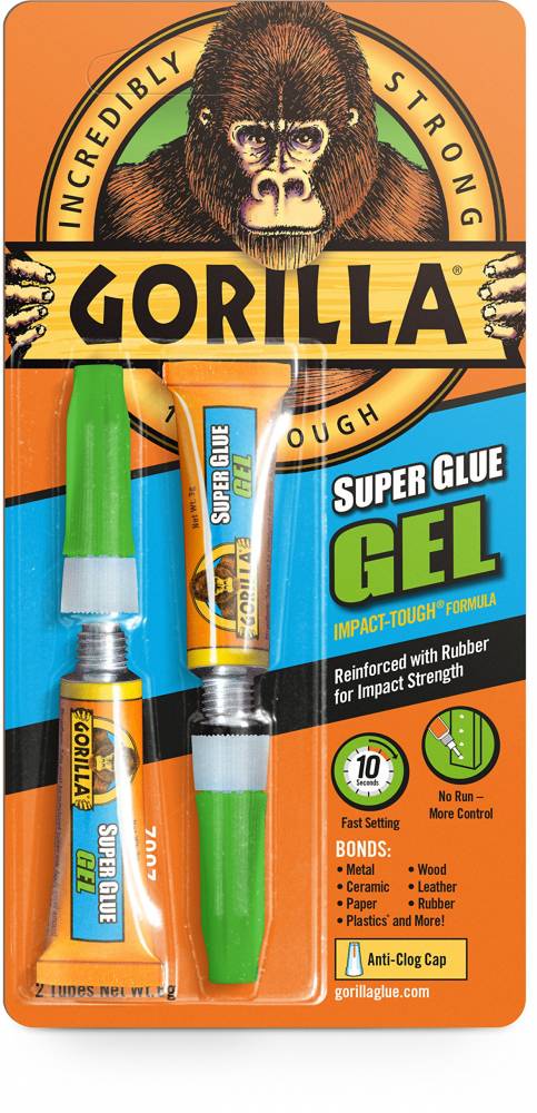 GORILLA SUPER GLUE GEL 2*3G (ΚΥΑΝΟΑΚΡΥΛΙΚΗ ΚΟΛΛΑ)