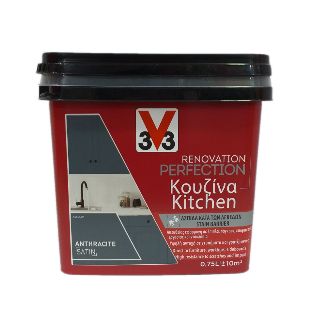 RENOVATION PERFECTION KITCHEN PAINT ANTHRACITE 750ML V33