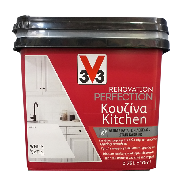 RENOVATION PERFECTION KITCHEN PAINT WHITE 750ML V33