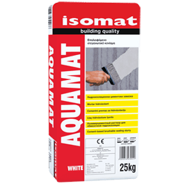 AQUAMAT GREY ISOMAT 25KG - ΕΠΑΛΕΙΦΟΜΕΝΟ ΣΤΕΓΑΝΩΤΙΚΟ ΤΣΙΜΕΝΤΟΚΟΝΙΑΜΑ