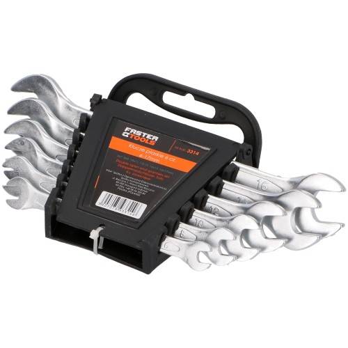 ΣΕΤ ΚΛΕΙΔΙΑ DOUBLE OPEN END 6PCS 6-17MM FASTER TOOLS