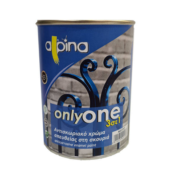 ONLY ONE 3 ΣΕ 1 BLUE 750ML (ΑΝΤΙΣΚΩΡΙΑΚΟ ΧΡΩΜΑ ΑΠΕΥΘΕΙΑΣ ΣΤΗ ΣΚΟΥΡΙΑ) ALPINA