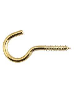HOOK SCREW OPEN EYE GOLD 17X40 10PCS FER