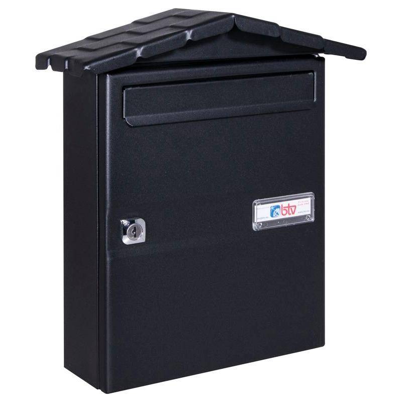 MAILBOX BTV BLACK 240X300X87