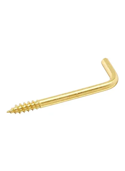 SQUARE SCREW HOOK 18X50 GOLD 10 ΤΕΜΑΧΙΑ FER