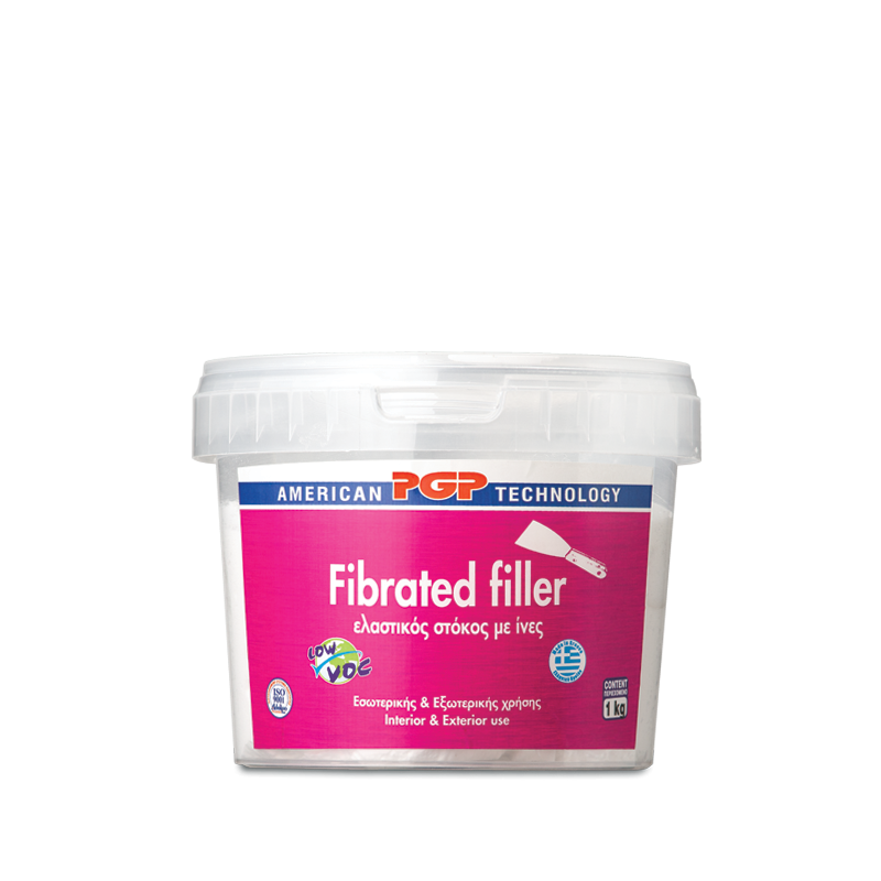 PGP FIBRATED FILLER WHITE 1KG (ΑΚΡΥΛΙΚΟΣ ΣΤΟΚΟΣ ΕΝΙΣΧΥΜΕΝΟΣ ΜΕ ΙΝΕΣ)