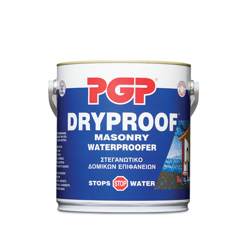 PGP DRYPROOF MASONRY WATERPROOF 1KG ΛΕΥΚΟ  (τσιμεντοειδές στεγανωτικό επίχρισμα)