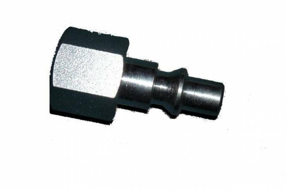 STEEL PLUG FEMALE 1/4