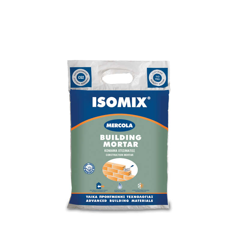 ISOMIX BUILDING MORTAR 5KG MERCOLA (ΚΟΝΙΑΜΑ ΧΤΙΣΙΜΑΤΟΣ)