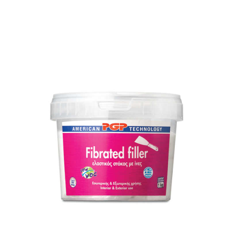 PGP FIBRATED FILLER ΛΕΥΚΟ 500G (ΑΚΡΥΛΙΚΟΣ ΣΤΟΚΟΣ ΕΝΙΣΧΥΜΕΝΟΣ ΜΕ ΙΝΕΣ)