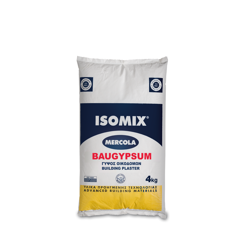 ISOMIX BAUGYPSUM 4KG (ΓΥΨΟΣ ΤΑΧΕΙΑΣ ΠΗΞΕΩΣ )