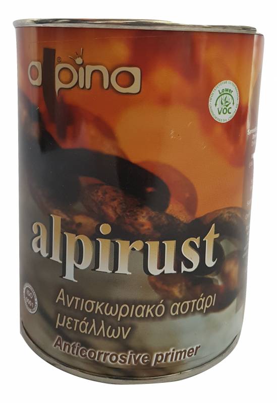 ALPIRUST 750ML ΓΚΡΙΖΟ (ΑΝΤΙΣΚΟΥΡΙΑΚΟ ΑΣΤΑΡΙ ΜΕΤΑΛΛΩΝ)