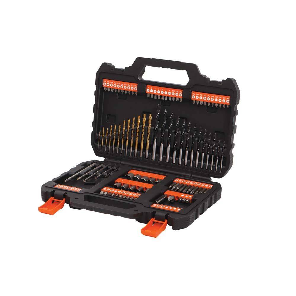 109 PCS MIXED DRILLING & SCREWDRING SET BLACK & DECKER  A7200-XJ