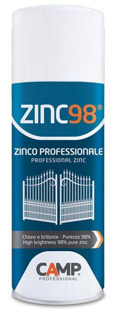 ZINC 98 SPRAY 400ML (Clear and bright 98% Zinc spray)