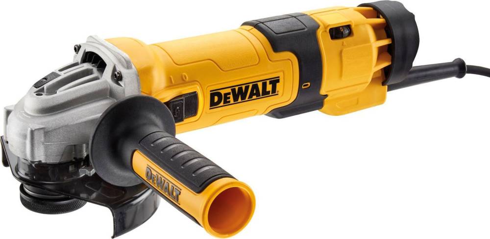 DWE4257-QS DEWALT ΓΩΝΙΑΚΟΣ ΤΡΟΧΟΣ 1500W 125MM ΜΕ ΡΥΘΜΙΣΗ ΣΤΡΟΦΩΝ 