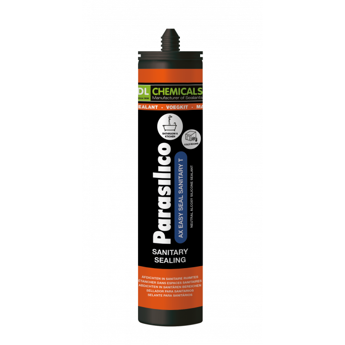 PARASILICO AX EASY SEAL SANITARY T ΔΙΑΦΑΝΟ 300ML ΟΥΔΕΤΕΡΗ ΑΝΤΙΜΟΥΧΛΙΚΗ ΣΙΛΙΚΟΝΗ